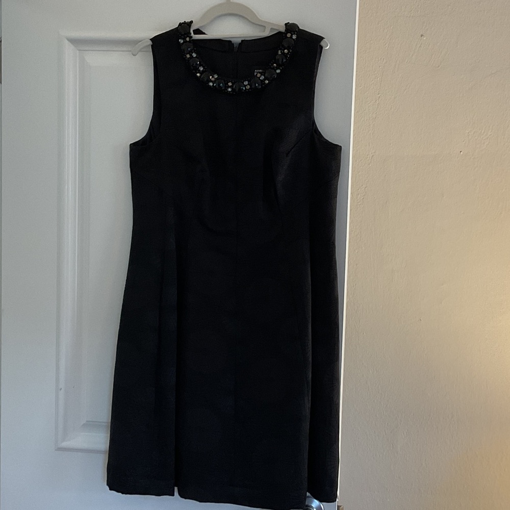 Black Adrianna Papell Cocktail Dress, Size 16